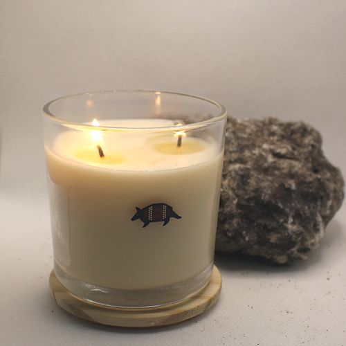 Vela Artesanal Proteção da Floresta - Breu Branco e Manteiga de Tucumã - 180g