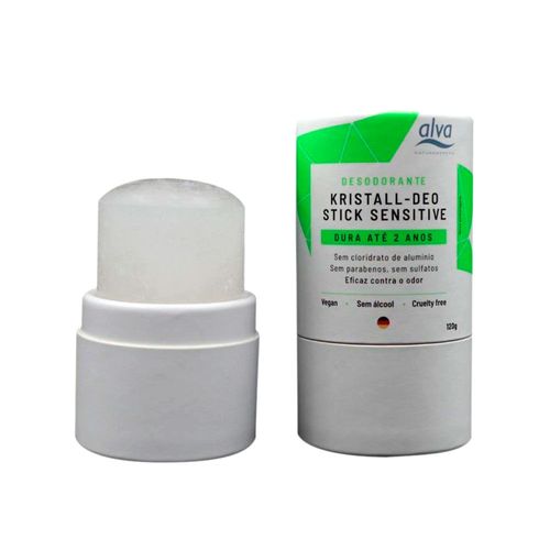 Desodorante Stick Cristal Sensitive Alva 120G