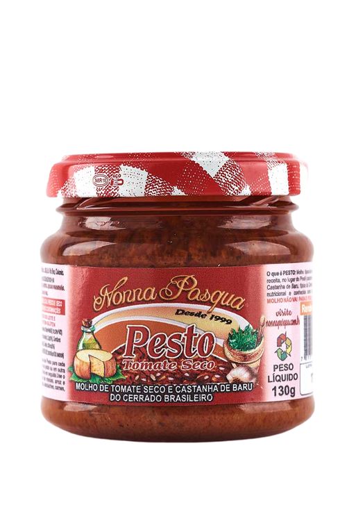 Pesto de Tomate Seco c/ Baru 130g - NONNA PASQUA